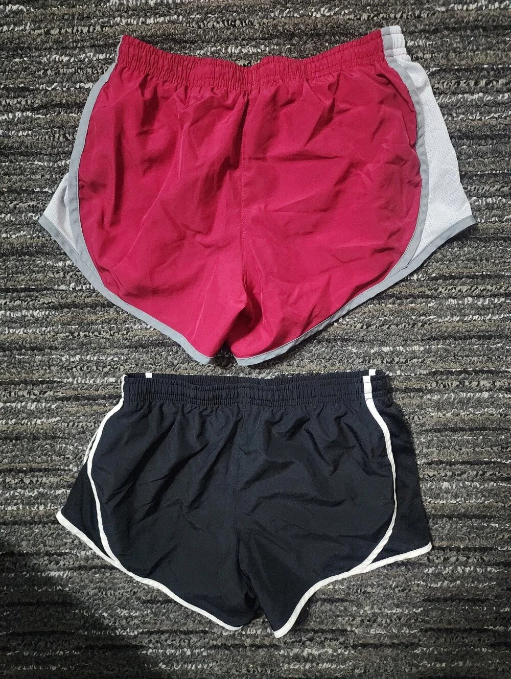 SET OF 2 PAIRS NIKE Dri-Fit Athletic SHORTS YOUTH KIDS GIRLS MEDIUM M Lined EUC